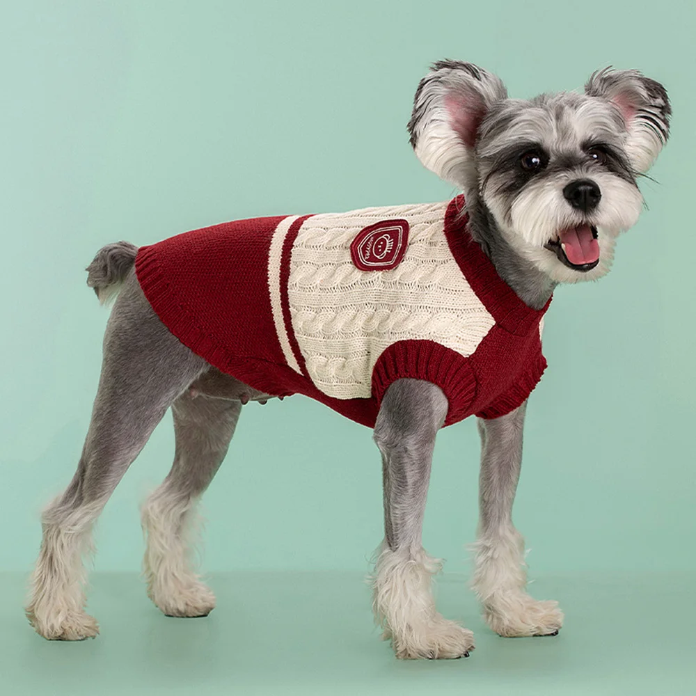 Suéter clásico cálido para perros y gatos, suéteres de Navidad, ropa linda para Pug, Chihuahua, Yorkshire, moda - imagen 3