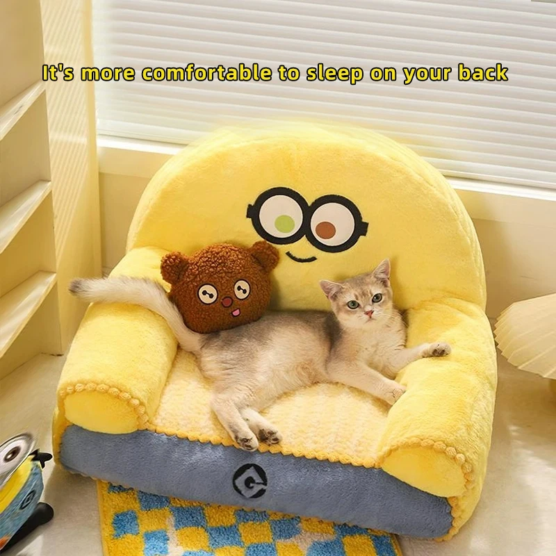 Hoopet-sofá acogedor para mascotas, cómodo para dormir para ti y tu mascota, duradero y elegante, L - imagen 2