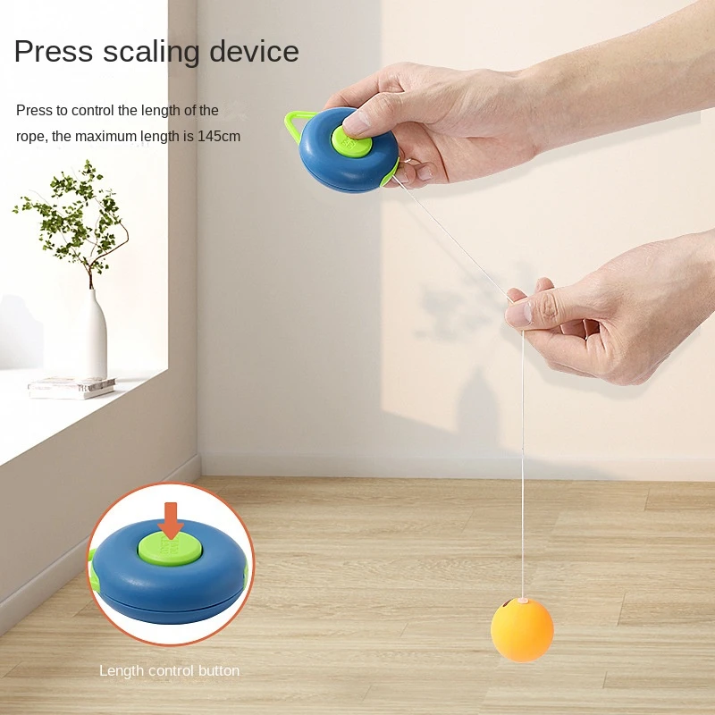 Juguete de entrenamiento de tenis de mesa colgante para mascotas, palo de montar ajustable para gatos, Hi colgante - imagen 2