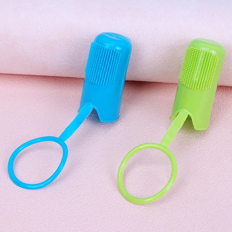 Juego de cepillos de dientes para perros, cepillos de dientes suaves para limpieza de dientes de perros, cuidado bucal, limpieza de boca, 3 uds., cepillo de dientes para gatos, suministros para el cuidado de mascotas - imagen 2