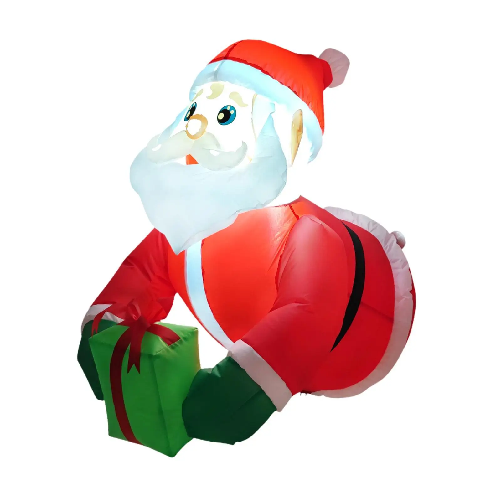 Christmas Santa Claus 35.43inch Tall Lean Out from Window Party Supplies Display