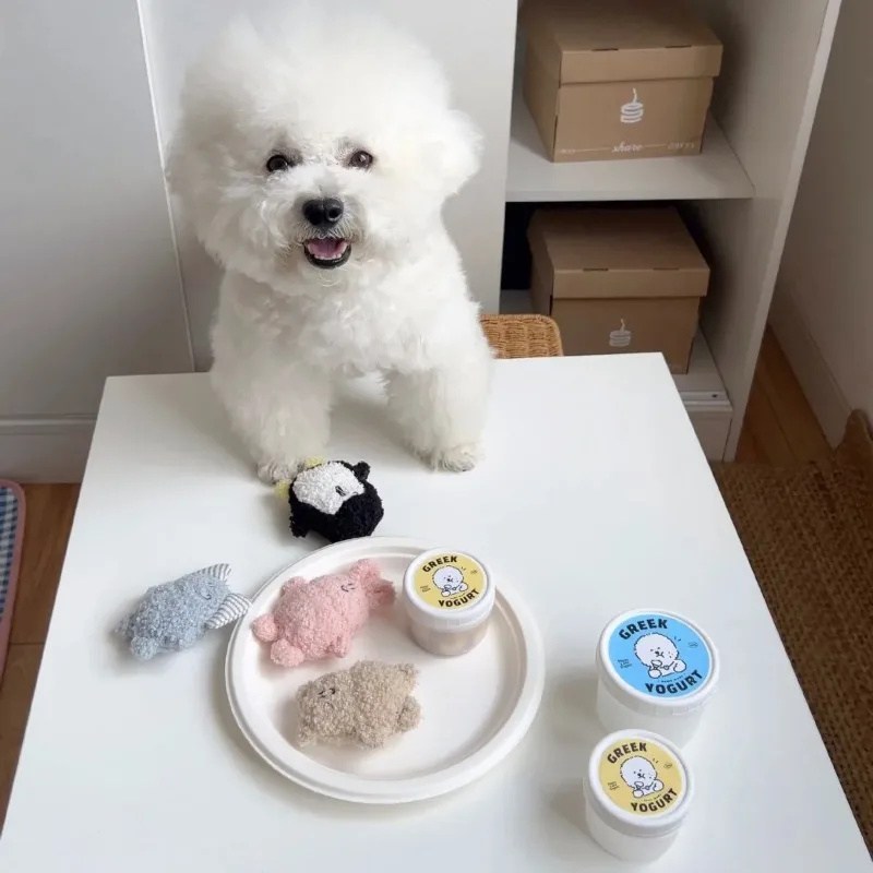 INS lindo juguete de animales para mascotas sonajeros de mano juguetes vocales para roer ocultar comida olor interactivo mascota perro gato juguetes de peluche para perros suministros para mascotas - imagen 2