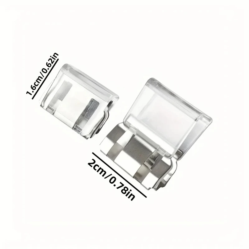 4/6/Uds. Clip invisible para acortamiento de piernas, clip antideslizante para borde de pantalones, utilizado para pantalones antiarrugas, dispositivo de fijación de dobladillo, oculto sin costuras - imagen 2