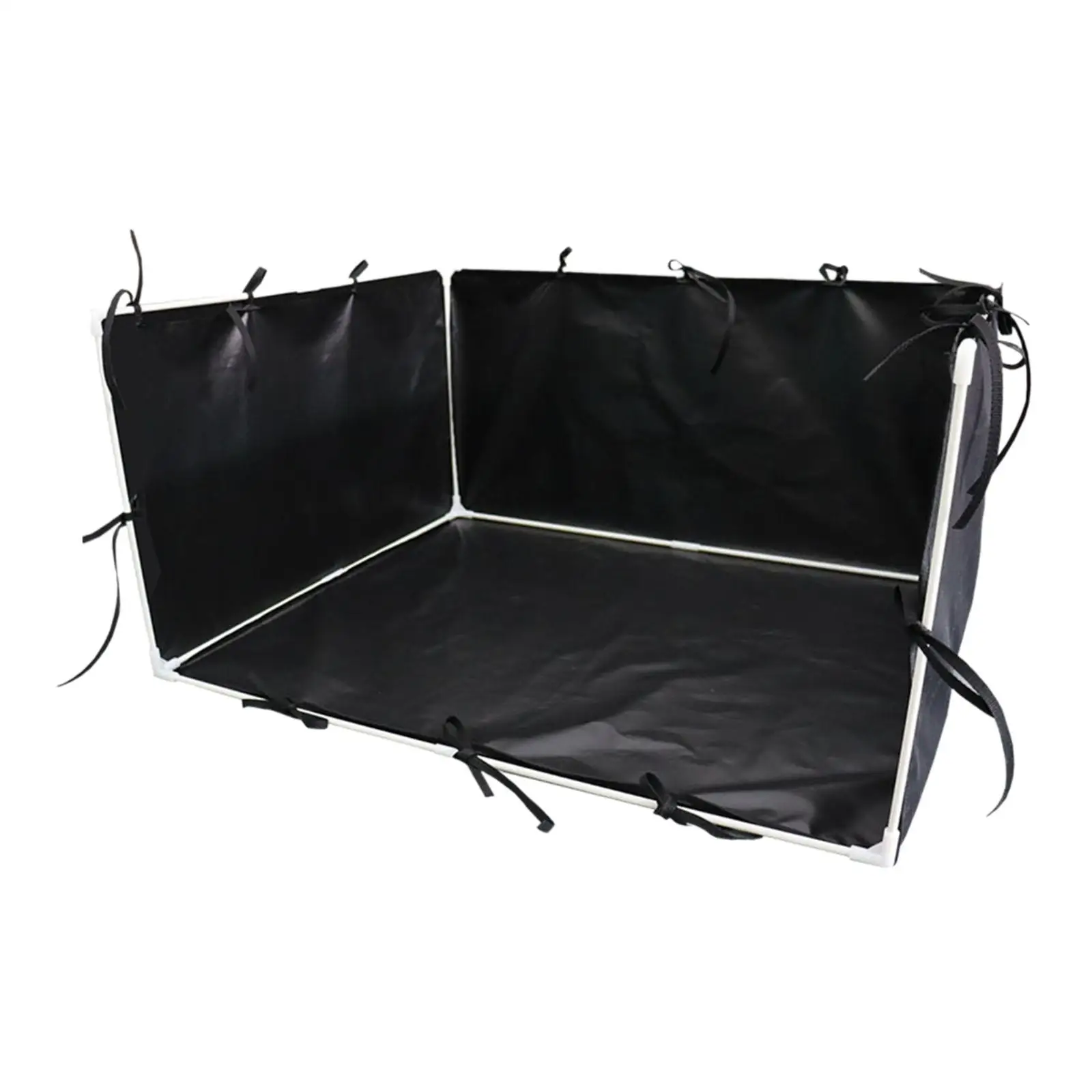 Bandeja para orinal para perros de interior, paredes altas, valla para inodoro para perros, sin derrames, práctica pared de inodoro reutilizable para entrenamiento de perros para apartamento - imagen 2