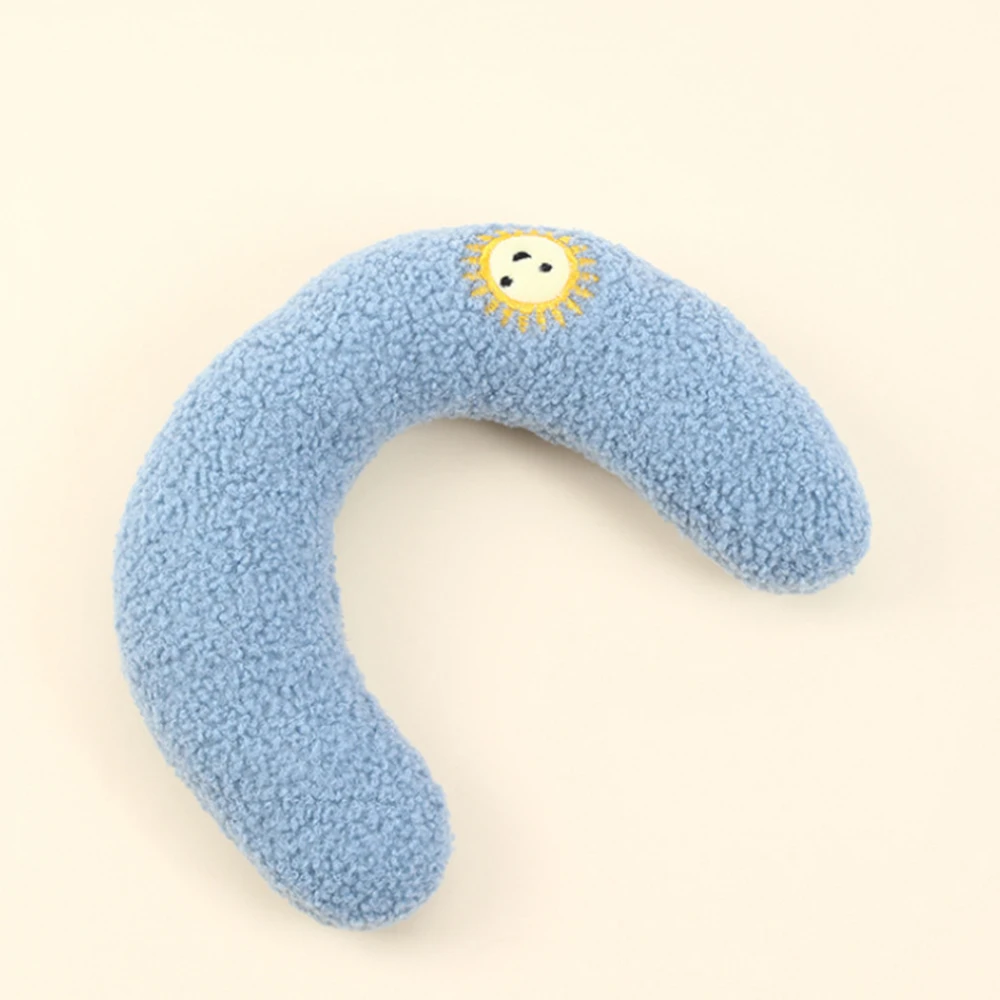Almohada en forma de U para gato, Protector de cuello suave a la moda, almohada en forma de U para perro, sueño profundo, gatito, suave y grueso, resistente a mordeduras, fácil de limpiar - imagen 4