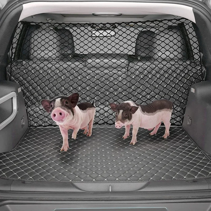 Red protectora para perros, red de protección para maletero de coche, redes de aislamiento elásticas duraderas y resistentes, valla de seguridad para mascotas, accesorios de viaje para perros - imagen 4