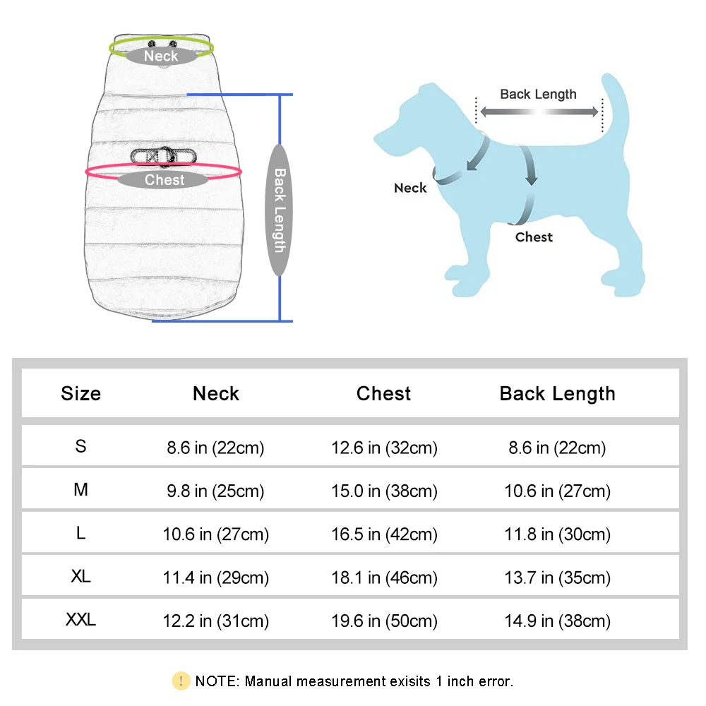 Ropa cálida para perros, ropa gruesa de algodón para mascotas, abrigo acolchado de piel suave para perros, chaqueta, ropa para perros pequeños y medianos, gatos, Chihuahua