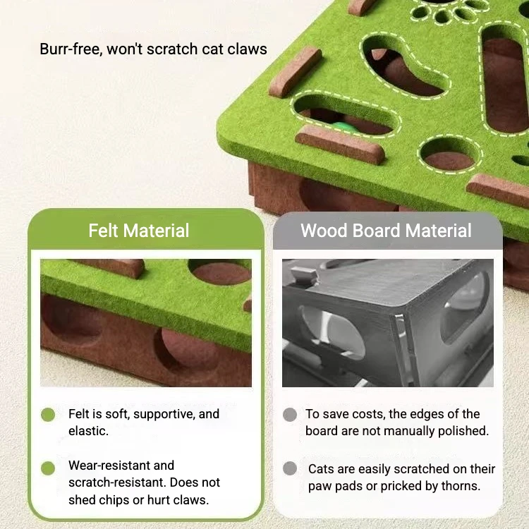 Rompecabezas para gatos: caja de juego con bolas extraíbles - imagen 3