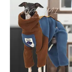 Pelele cuello alto polar para Whippet y galgo italiano