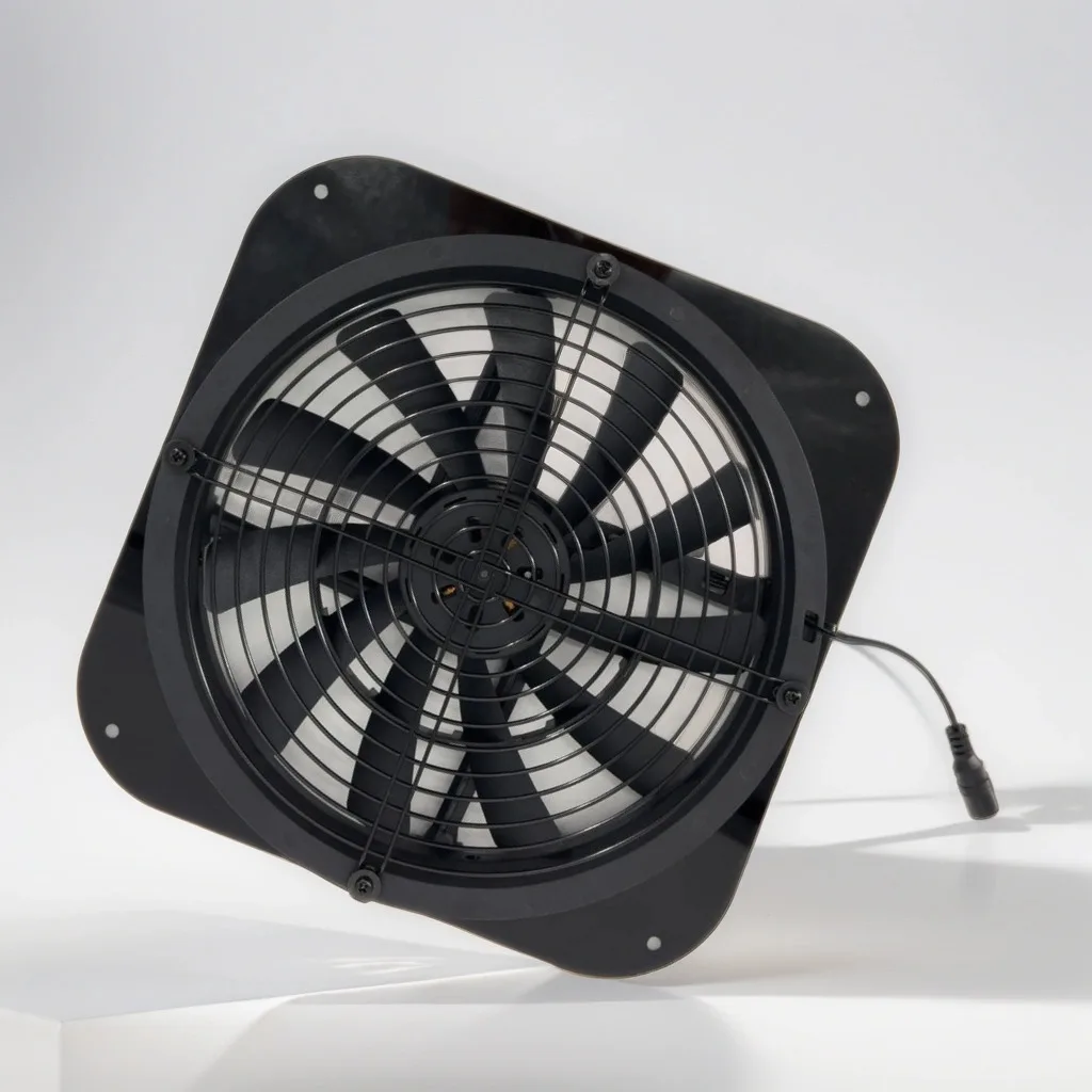 Extractor de aire para mascotas, ventilador de escape redondo de 12W y 12v, juego de ventilador Solar monocristalino, ventiladores de energía verde - imagen 4