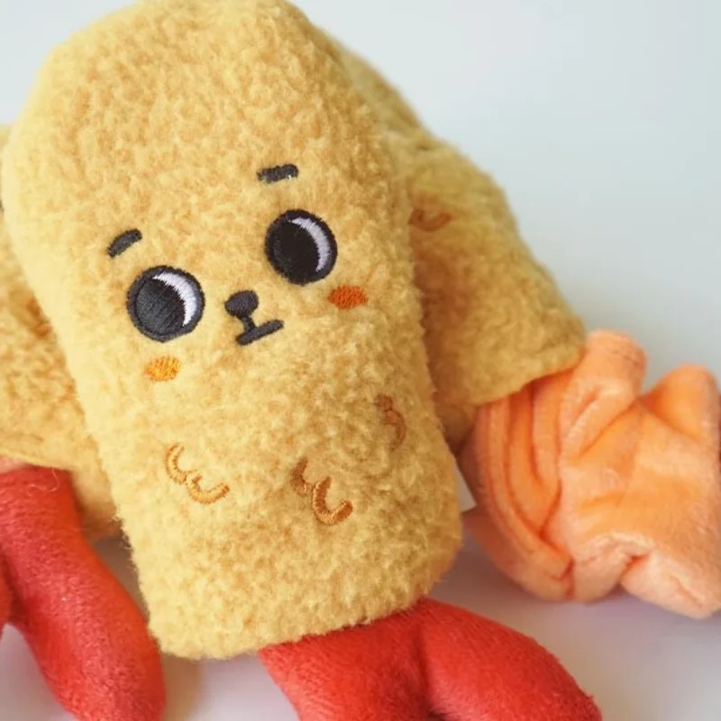 Lindo Ins perro juguete chirriante Tempura comida tibetana juguete para olfatear comercio exterior perro mascota sonido ojal juguete con sonido de felpa productos para mascotas - imagen 5