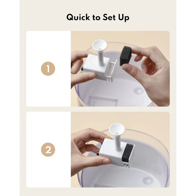 Homerunpet-bomba inalámbrica para fuente de agua para gatos, Compatible con el modelo WF20 y CF20, tercera - imagen 2