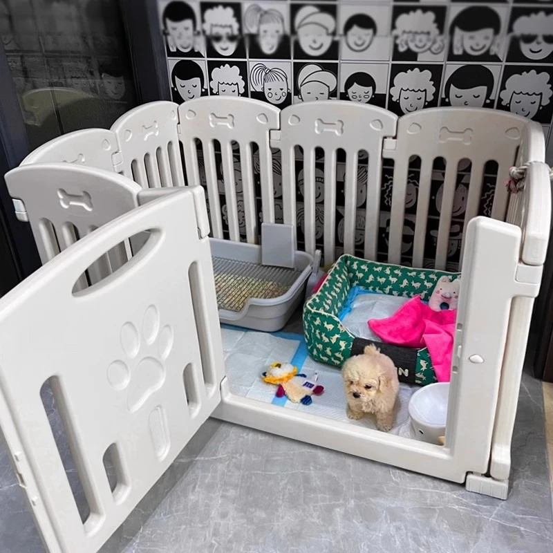 Valla interior para mascotas, accesorios para perros y cachorros, parque infantil para gatitos, gatos, perros, valla de seguridad rodeada para perros, cama para animales pequeños, suministros para mascotas