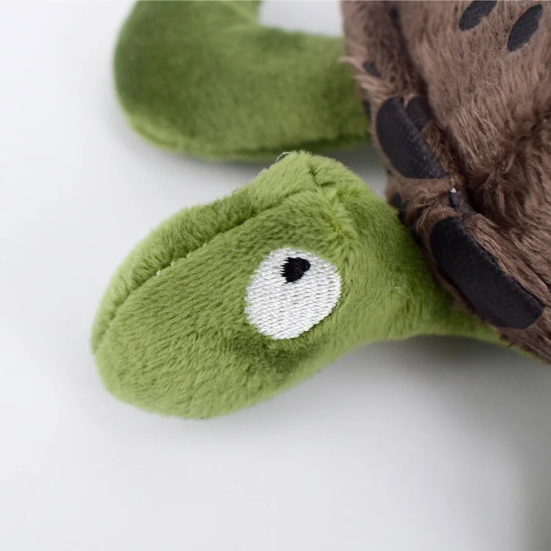 Juguete de peluche resistente a las mordeduras para mascotas, juguete de tortuga con sonido para perros, juguete divertido para moler dientes - imagen 5