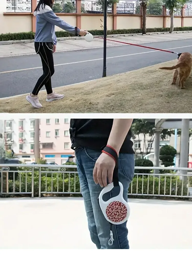 Accesorio adicional de correa retráctil para perro - Correa de mano y muñeca - para mayor comodidad, aflojar la agarre para sus manos y mejor contr - imagen 2