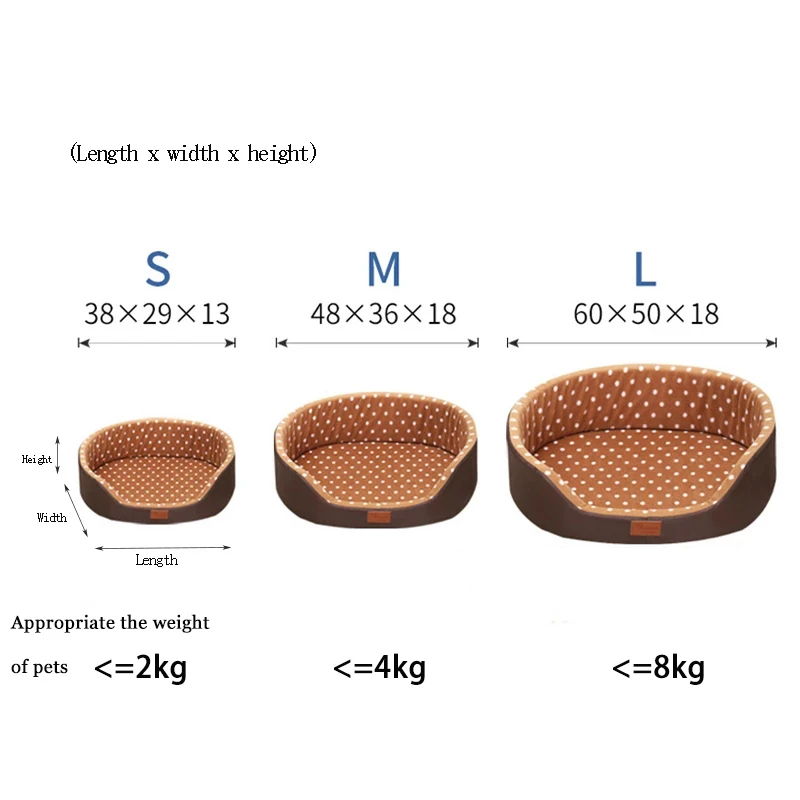 Cama perros sofá suave - Empaque y presentación