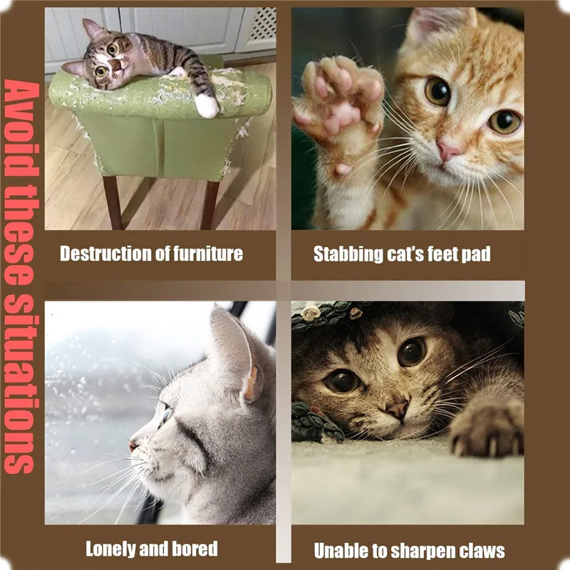 Tabla de rascar para gatos, herramienta de forma redonda, plegable, corrugada, para gatos, garras grandes y picazón, juguetes para gatos - imagen 4