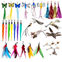Juguete interactivo de plumas con campana para gatos