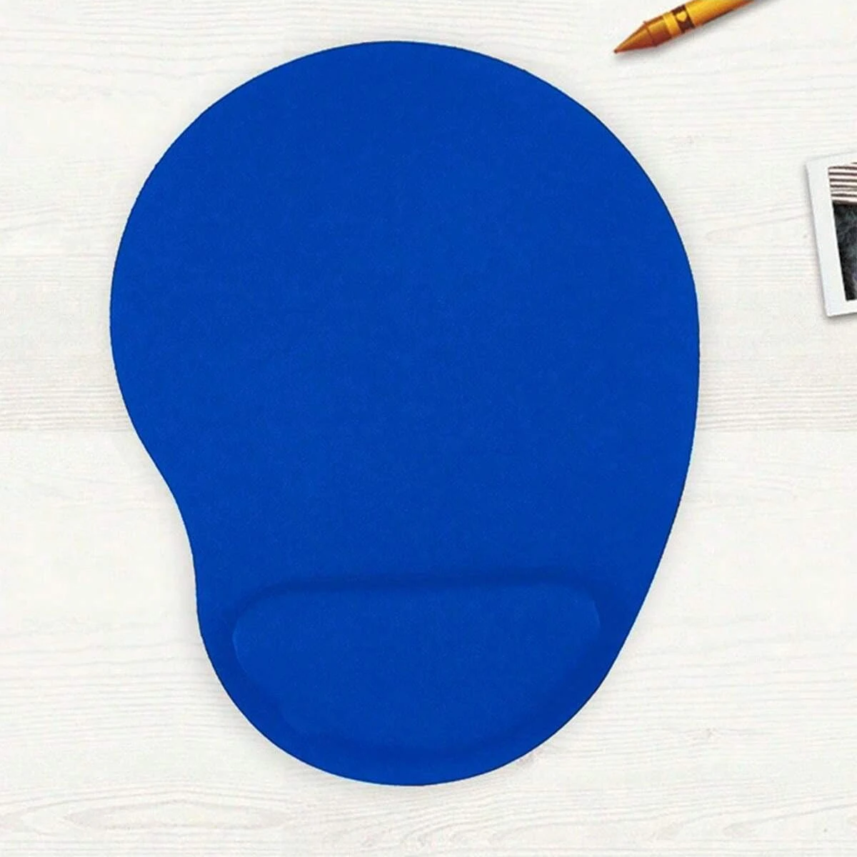 Alfombrilla de ratón con soporte para muñeca, ergonómica, cuadrada, antideslizante, cómoda, para uso en PC en el hogar y la Oficina, 1 Uds.