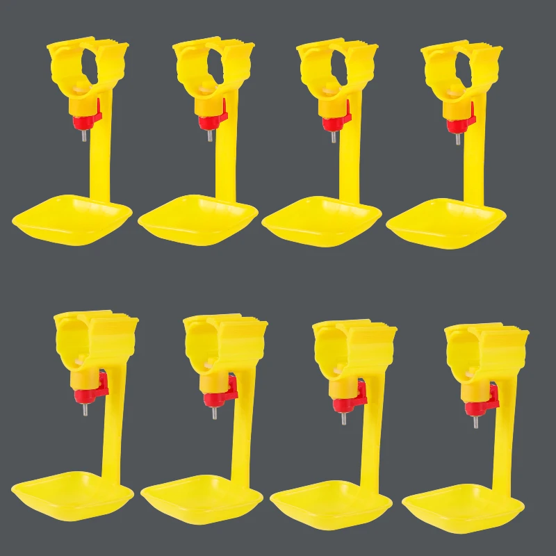 20 Uds. Tazas para beber pollo, cuenco de agua para faisán colgante, bebederos para pezones, equipo para cultivo de pollos, herramientas agrícolas, suministros para aves de corral - imagen 3