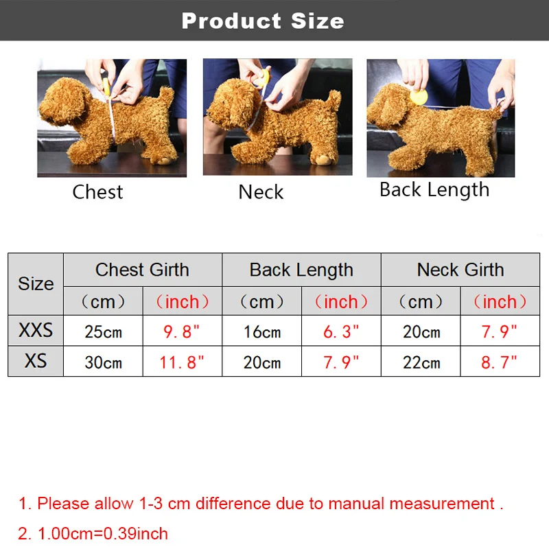 3D Fruit Designer Dog Sweater Warm Clothes for X-Small Dogs Chihuahua Coat Teacup Clothes Winter Pet Cat Clothing Puppy Outfit - imagen 2