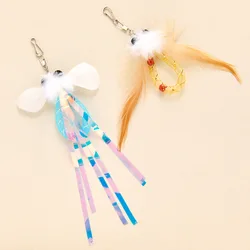 Juguete de plumas para gatos – Cabezal recambiable y rompecabezas