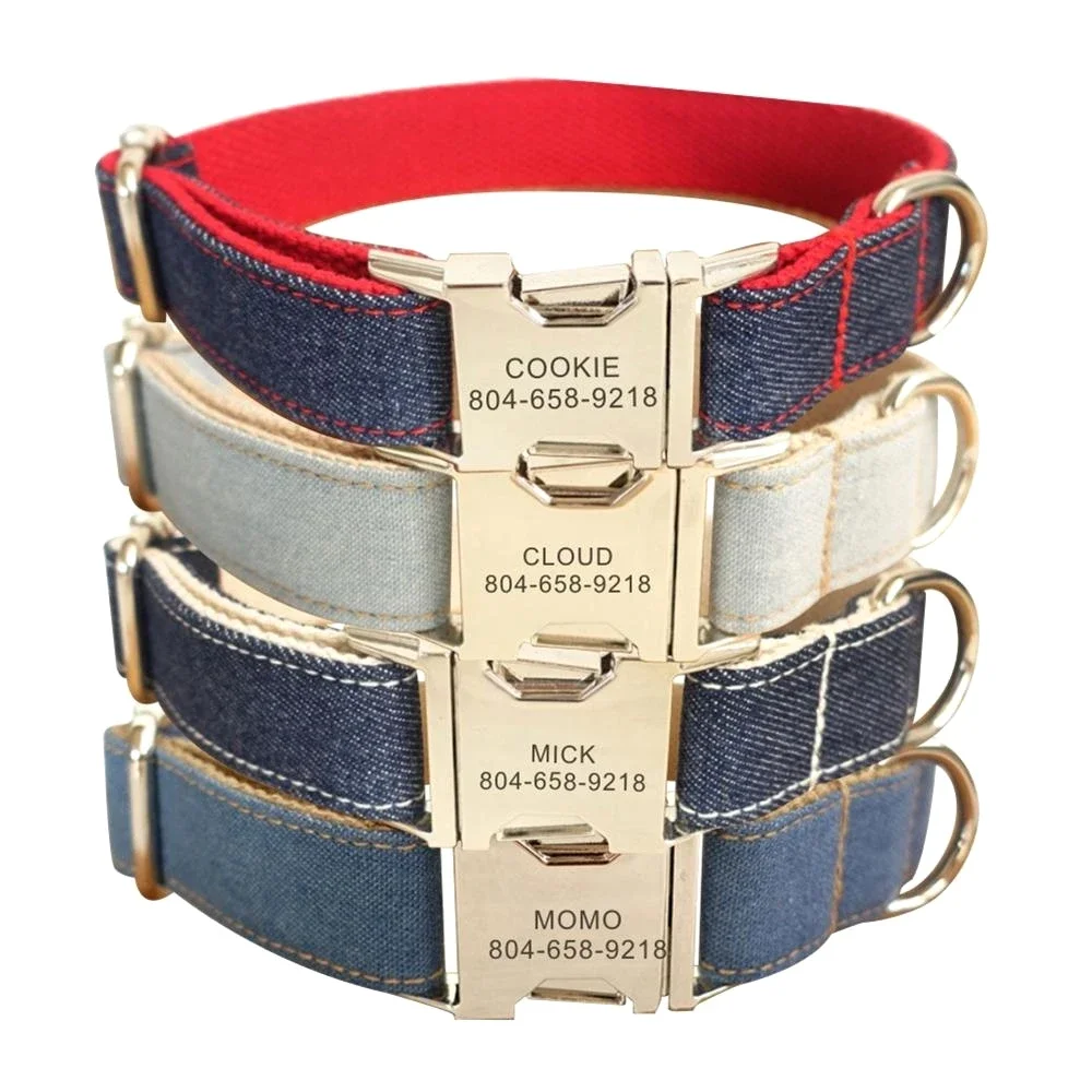 Collar para perro con placa de identificación – Grabado gratis - imagen 2