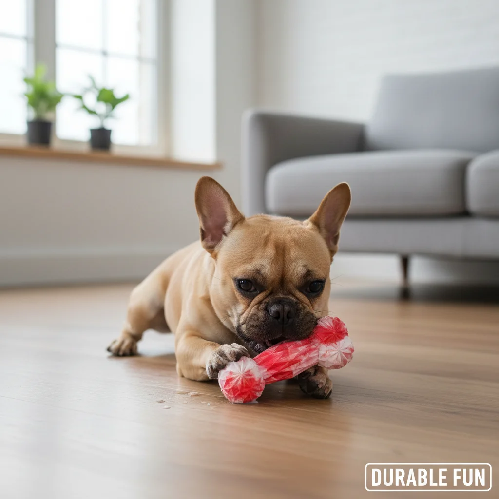 Juguete hueso masticable para perros – Alivio del aburrimiento y limpieza dental - imagen 2