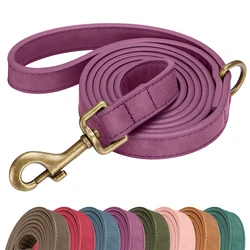 Correa de paseo para perros pequeños y medianos – Cuero PU resistente