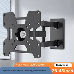 Soporte TV pared articulado 26-43 pulgadas - Brazo extensible