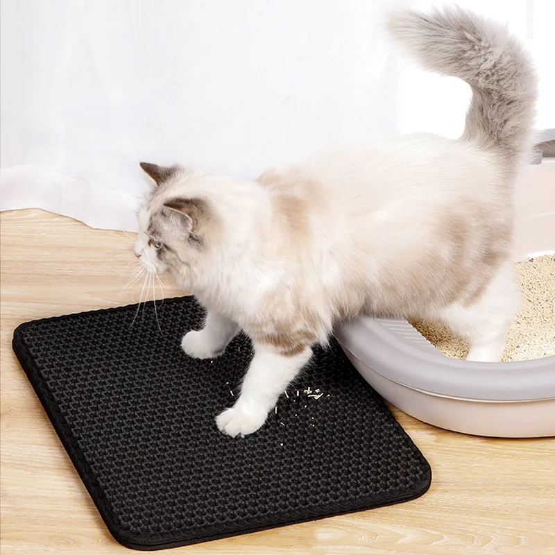 Pet Litter Mat Waterproof Double Layer Pet Litter Mat Non Slip Mat Washable Cat Mat Pet Supplies Pet Litter Mat Waterproof Doubl - imagen 3