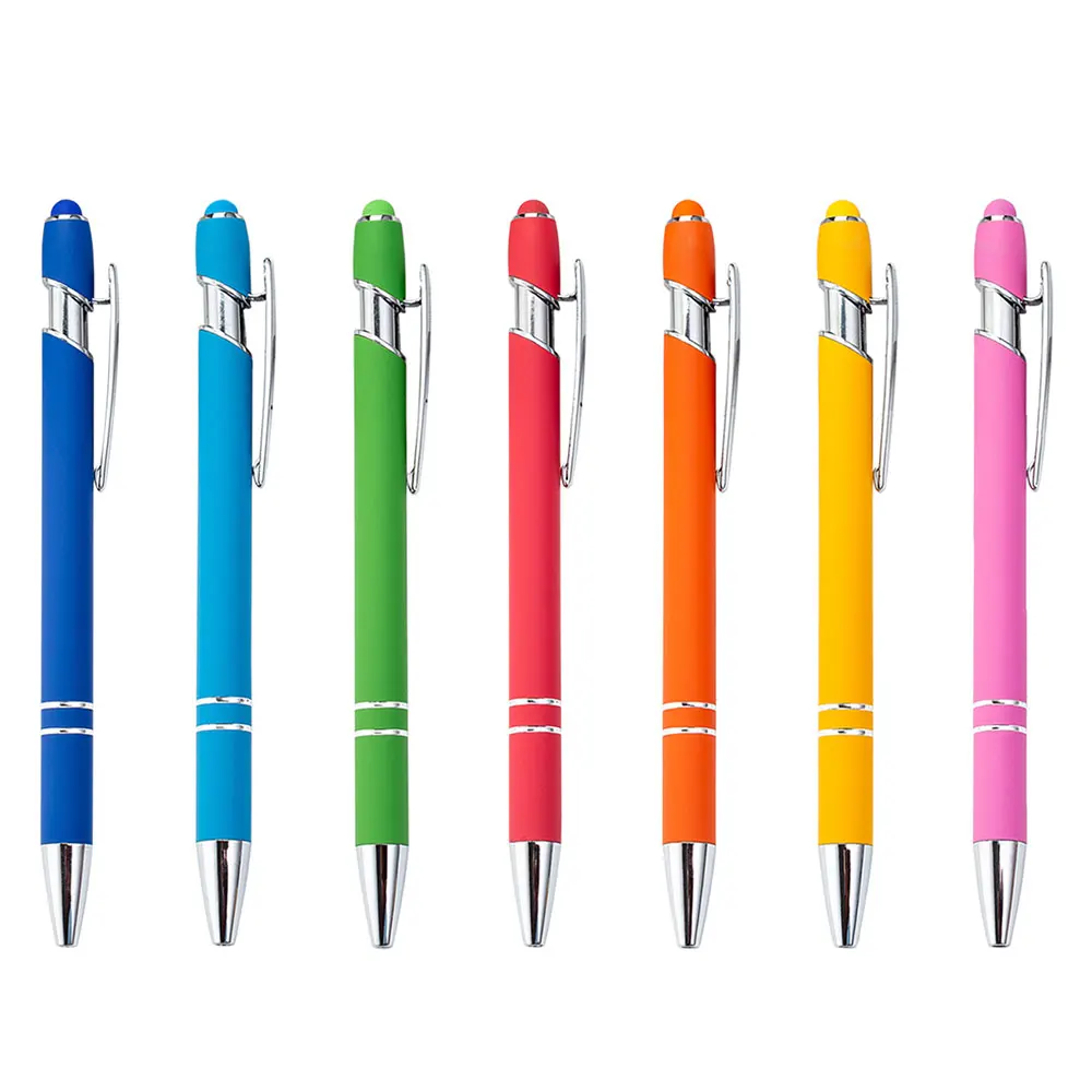 100 50 20 piezas pequeño regalo bolígrafo de negocios dibujo pantalla táctil regalos bolígrafo escuela Oficina suministros boda nombre grabado - imagen 2