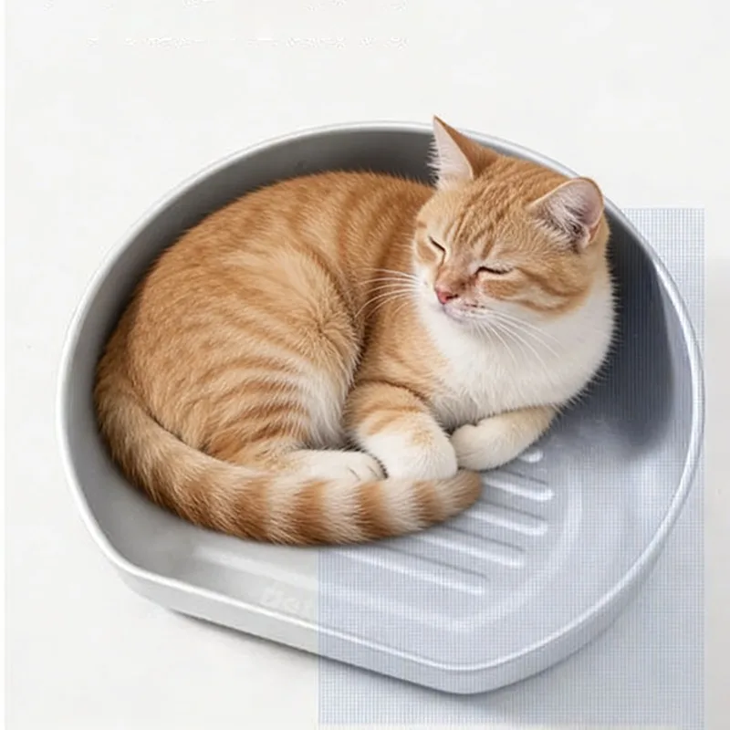 Cama refrescante de aluminio para gatos, ideal verano en casa - imagen 4