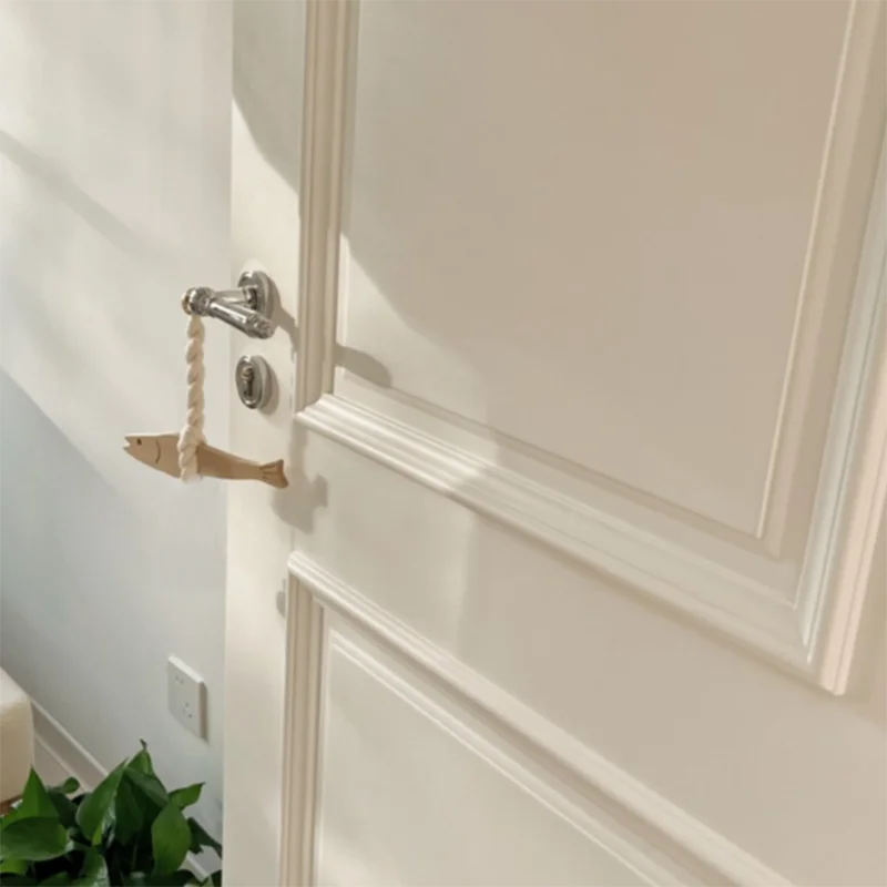 Adorno de coche con forma de pez, colgante de pollack para pared, colgante de puerta de madera, arte de pared, decoración de pared colgante para Interior de coche, 1 ud. - imagen 5