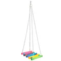wooden bridge swing