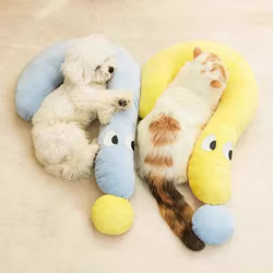 Protector de cuello y reposacabezas para perros y gatos – Almohada cómoda para dormir