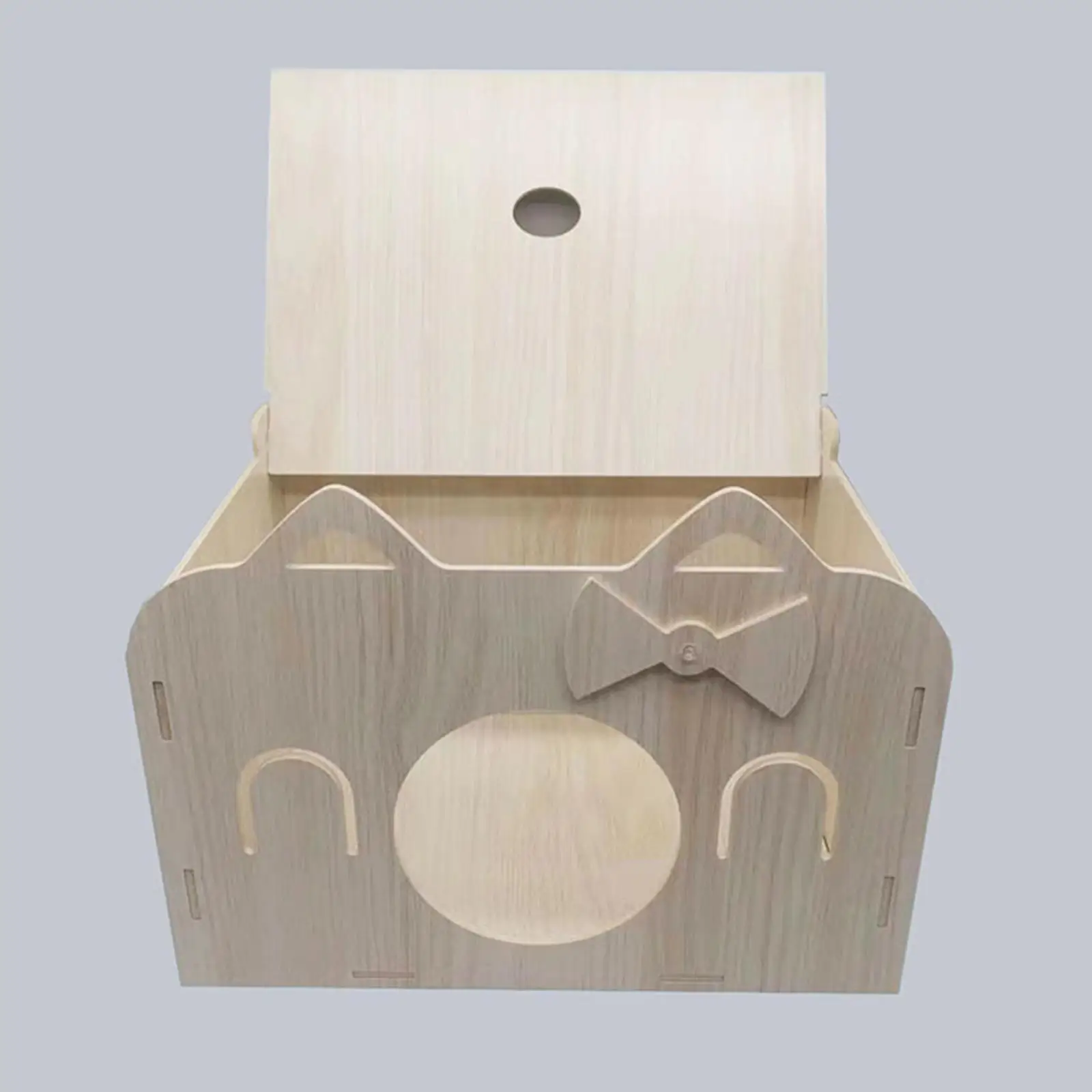 Casa escondite para hámster, decoración de hábitat para hámster, nido para dormir, casa de hámster de madera para hámster - imagen 2