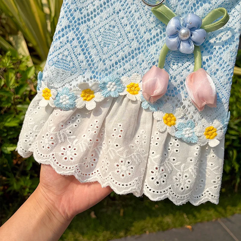Vestido floral verano para perros pequeños y gatos – Chihuahua Yorkie - imagen 3