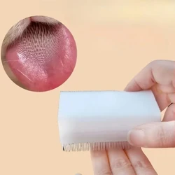 Cepillo masaje suave lengua gato doble cara esponja gatos y perros