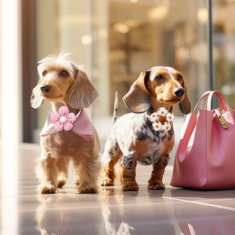 50 Uds pajaritas para perros corbatas a cuadros delicadas pajarita para perros pequeños y gatos Collar ajustable decoración para el cuidado de perros suministros para mascotas - imagen 4