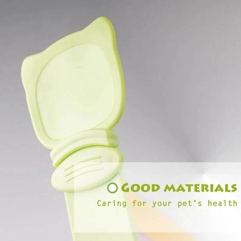 Cuchara alimentadora para mascotas, aperitivos para gatos, herramientas para apretar alimentos líquidos, cuchara de alimentación multifuncional para gatos, dispensador de comida húmeda para cachorros y gatitos - imagen 4