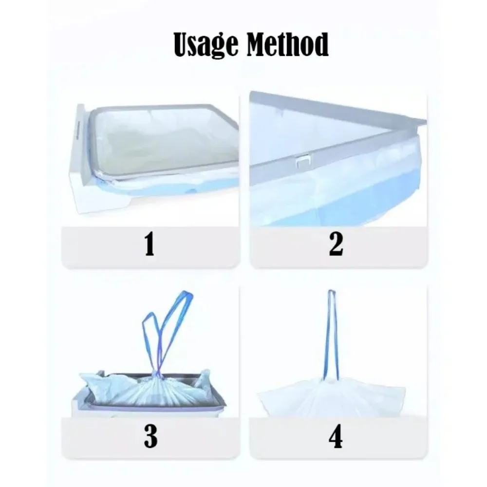 Caja de basura inteligente para gatos de Marvel, bolsa de basura grande para recoger patatas de mascotas, 1 rollo grueso/20 piezas, suministros de limpieza para mascotas - imagen 5