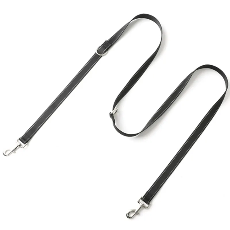 Correa para perro, correa para perro manos libres, correas dobles multifuncionales para 2 perros que caminan, correas reflectantes para perros, cuerda de cadena para correr para mascotas - imagen 4