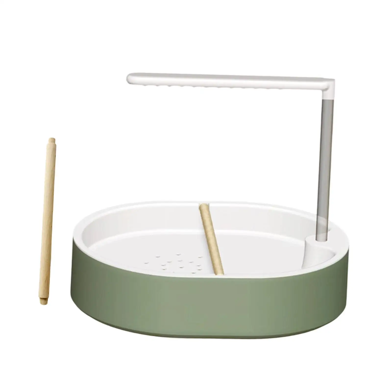 Automatic Bird Bathtub Lightweight Easy to Install Parrot Bath Shower,Bathing,Pet Bath Toy for Medium Birds,Cockatiel Parakeet