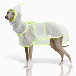 Capa lluvia impermeable con capucha para galgo italiano
