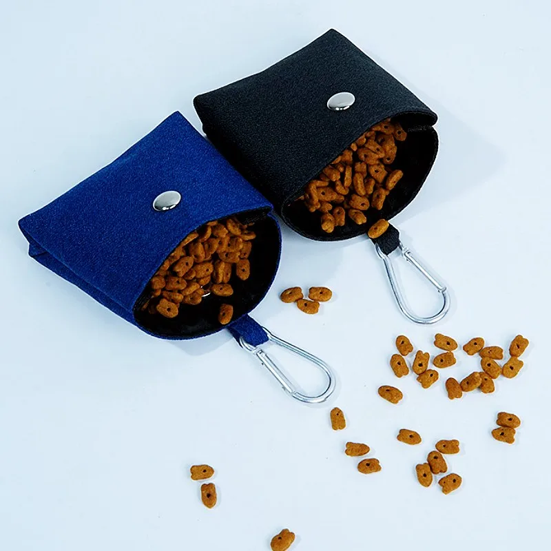 Dispensador de bolsas para excrementos de perros, bolsas portátiles para aperitivos para perros que caminan, entrenamiento para cachorros, soporte colgante para bolsas para excrementos de perros, suministros para mascotas - imagen 4