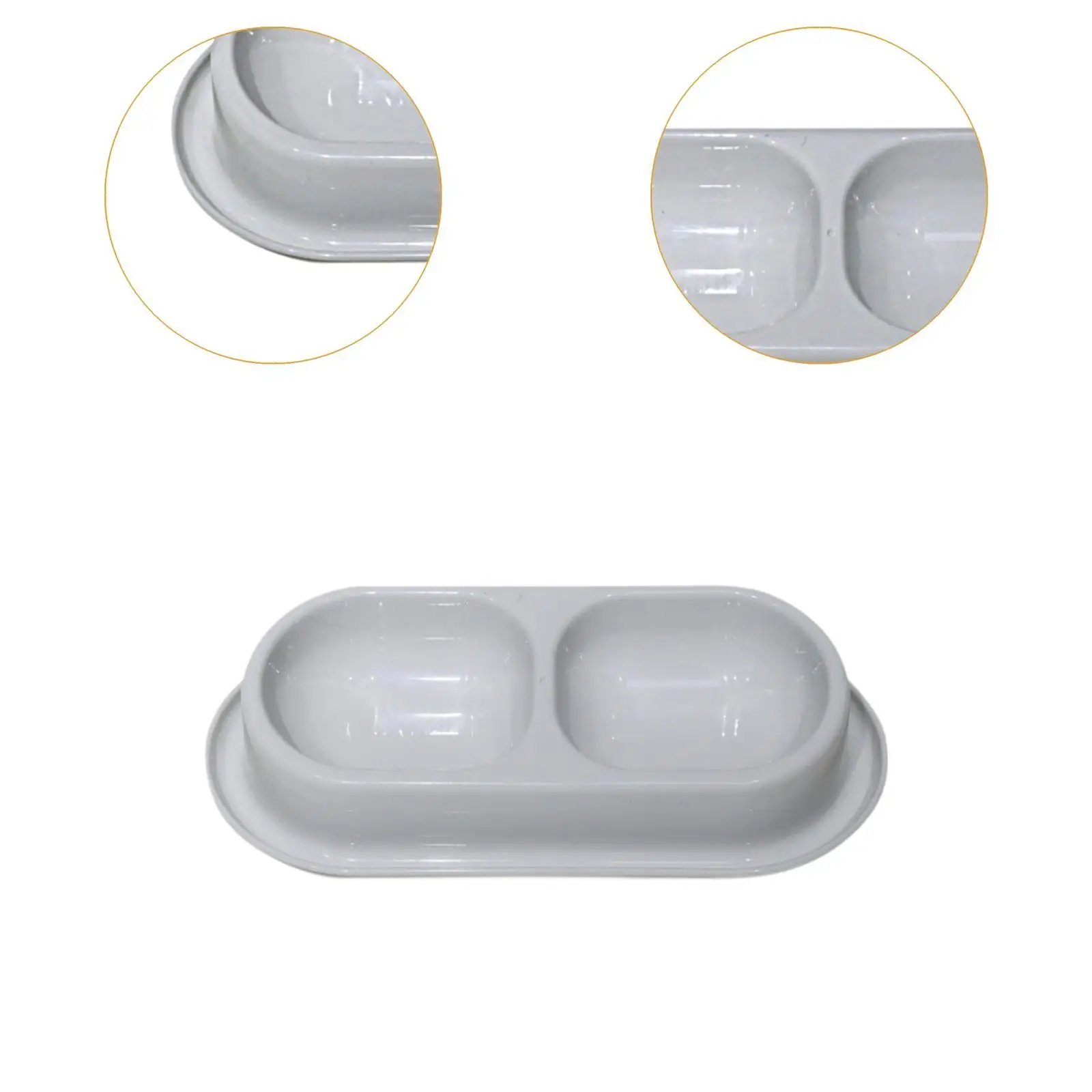 Cat Water and Food Bowl Feeder Water Bowl Puppy Pet Feeder Bowl Pets Nonslip