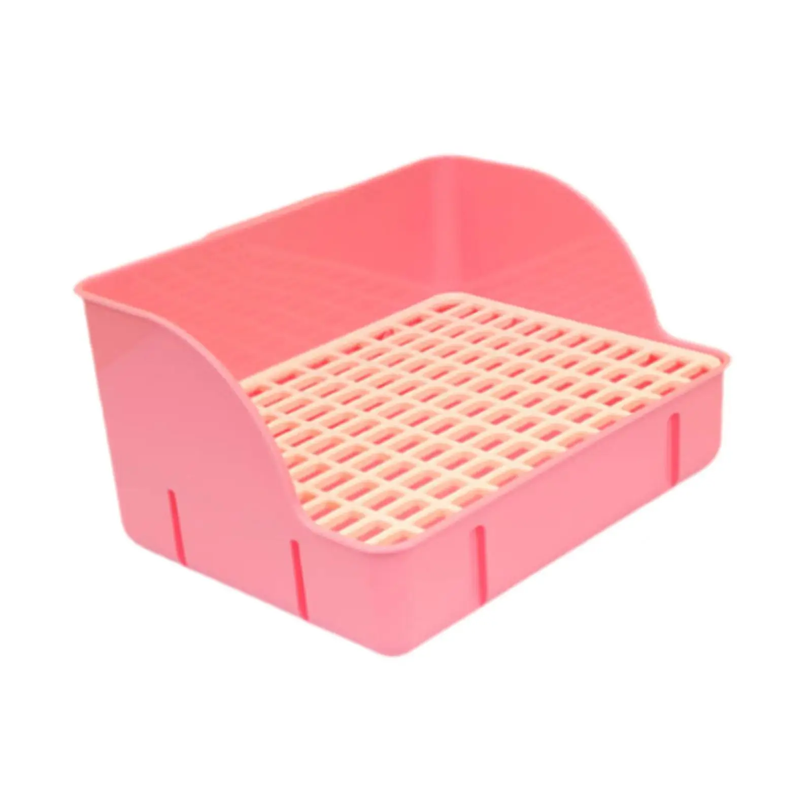 Rabbit Litter Pan for Cage Cage Toilet Bedding Box for Rat Ferret Guinea Pig