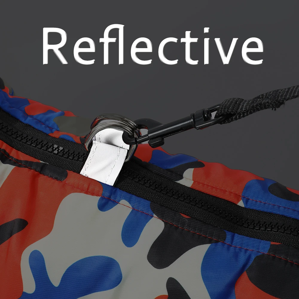 Ropa cálida de invierno para perros, monos para perros pequeños y medianos, mono grueso a prueba de viento para cachorros, mono, chaqueta de camuflaje para mascotas, trajes de abrigo - imagen 3