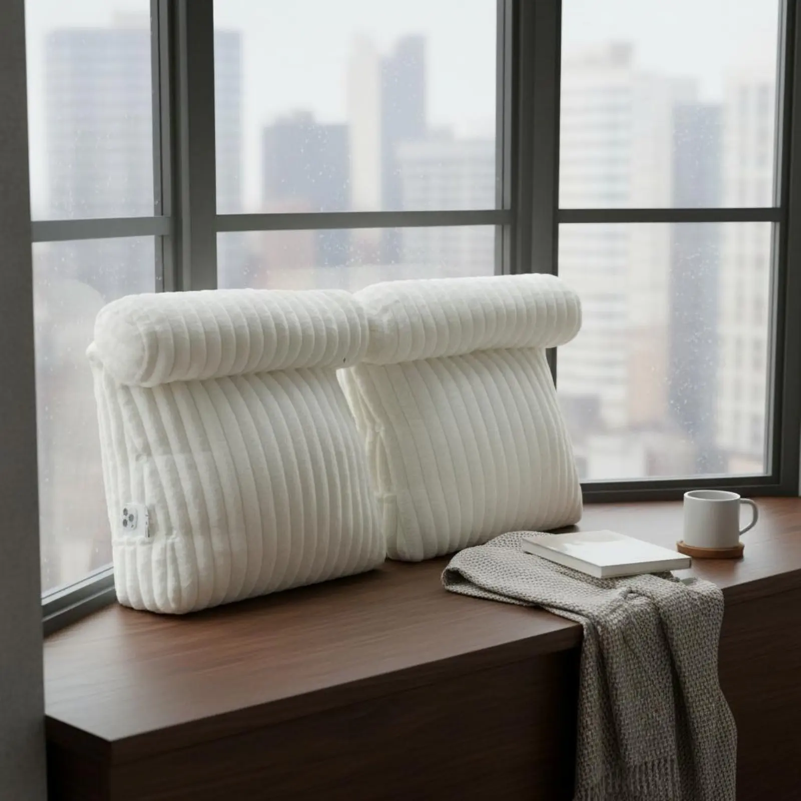 Almohada ergonómica para gatos y perros con reposacabezas y columna